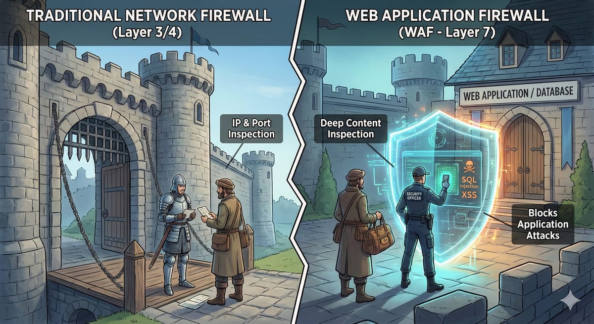 Network Firewall vs. WAF: Why You Probably Need Both (Not Just One)