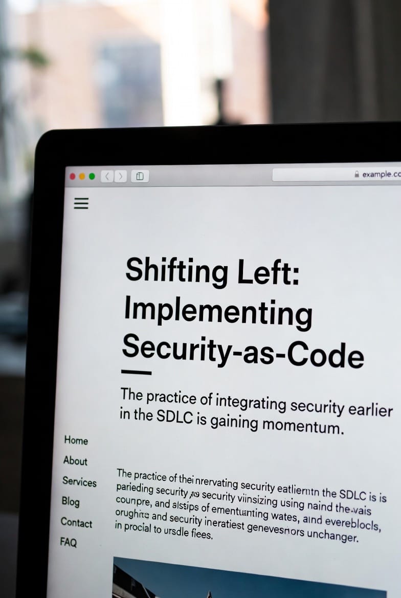 Shifting Left: Implementing Security-as-Code