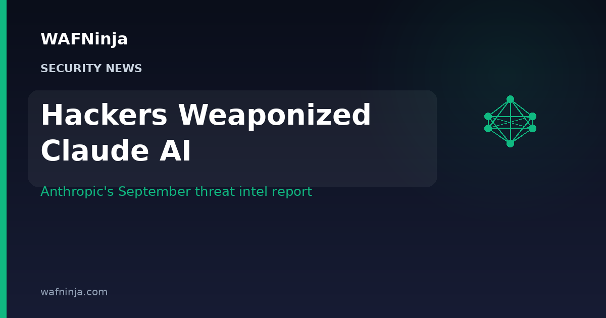 Anthropic Threat Report: Hackers Used Claude to Automate Breach Operations at Machine Speed